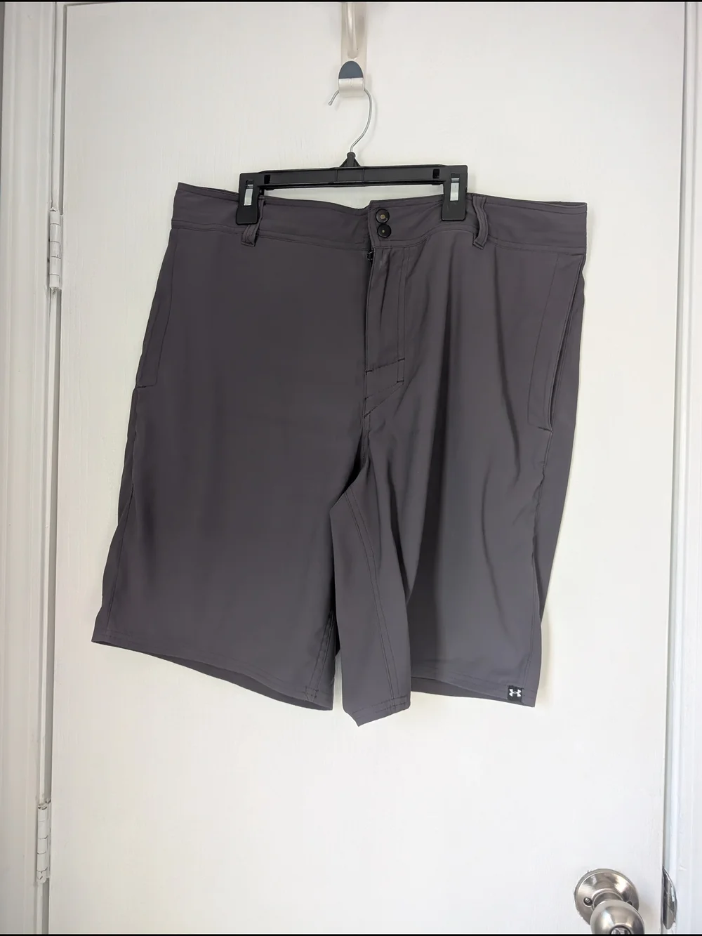 Under Armour Men's Charcoal Performance Athletic Shorts